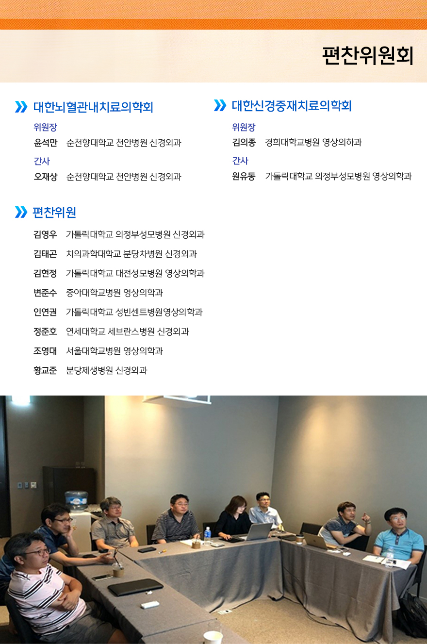 뇌혈관내치료의학 Neurointerventional Surgery 편찬위원회